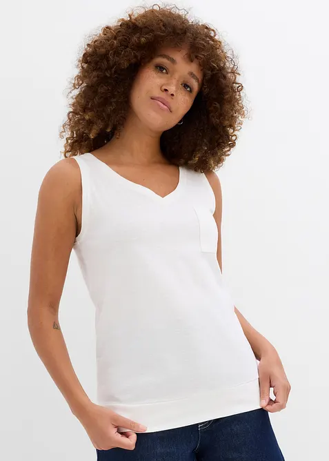 Canotta in puro cotone biologico (pacco da 2), bonprix