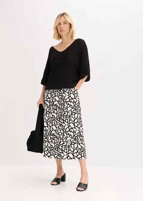 Maglia in filato a fettuccia, bonprix