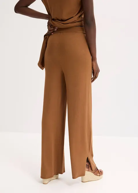 Pantaloni in maglia filato fine, bonprix