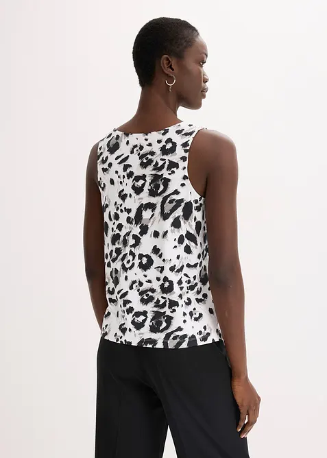 Top con fiocco morbido, bonprix