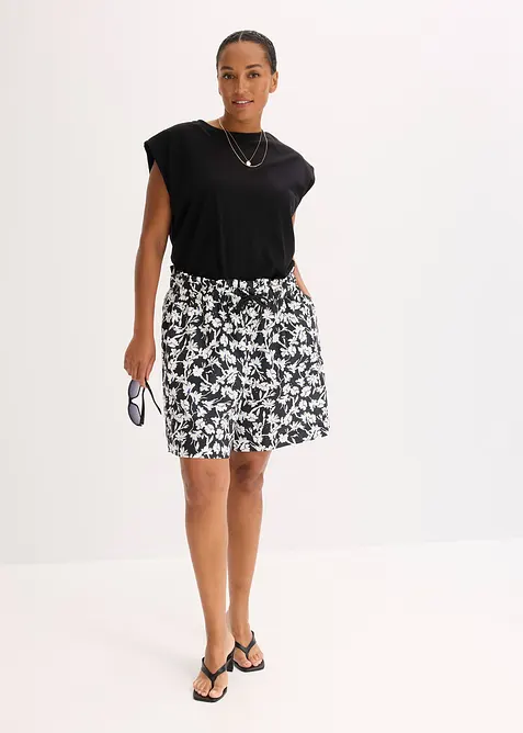 Shorts in misto lino, bonprix
