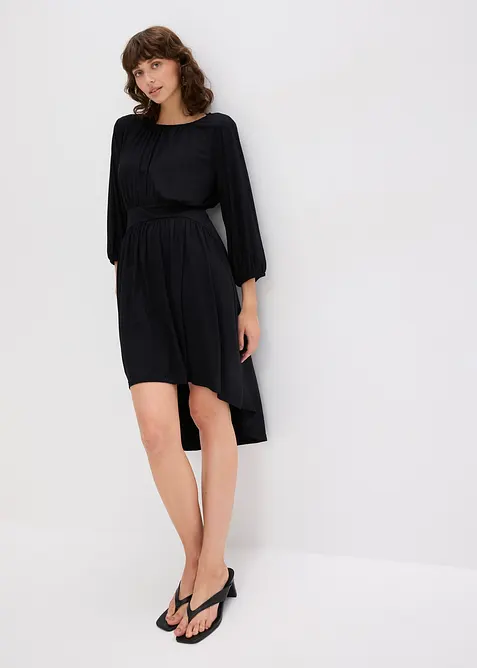 Abito di jersey con arricciature, bonprix