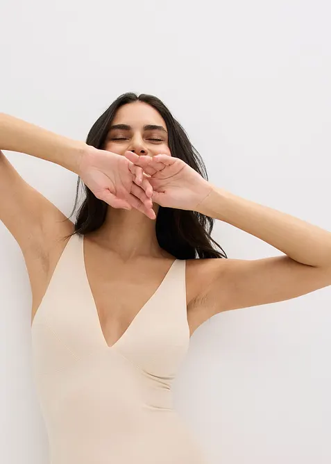 Body con effetto modellante leggero, bonprix