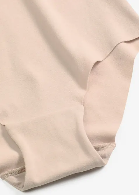 Slip invisibile in puro cotone con effetto modellante leggero, bonprix