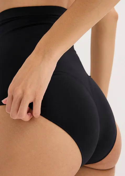 Slip contenitivo senza cuciture a vita alta con effetto modellante medio, bonprix