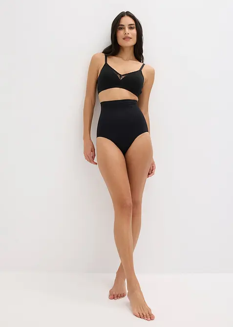 Slip contenitivo senza cuciture a vita alta con effetto modellante medio, bonprix