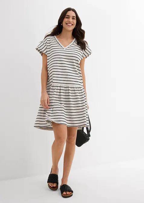 Abito in maglina di puro cotone, bonprix