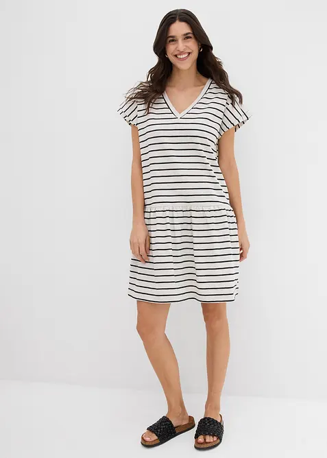 Abito in maglina di puro cotone, bonprix