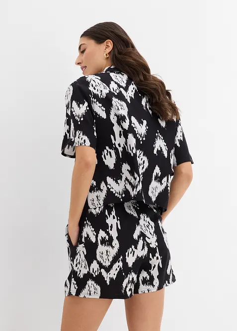 Camicetta in viscosa con fantasia etnica, bonprix