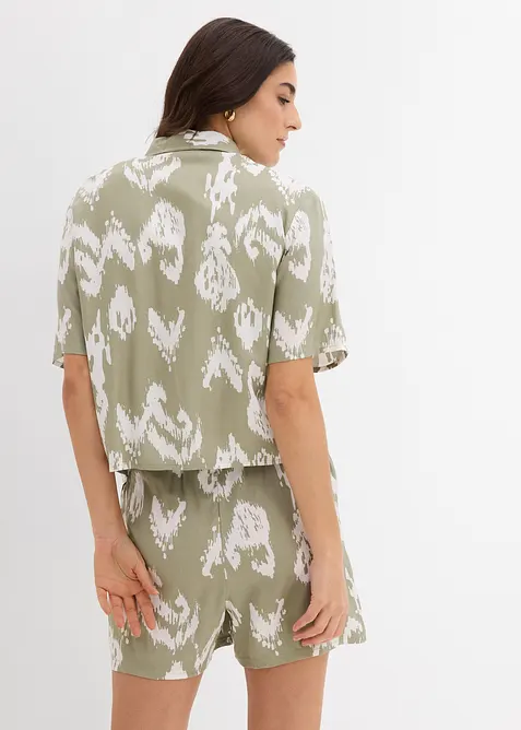 Camicetta in viscosa con fantasia etnica, bonprix