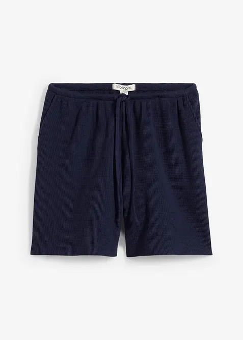 Shorts in puro cotone a trama operata, bonprix