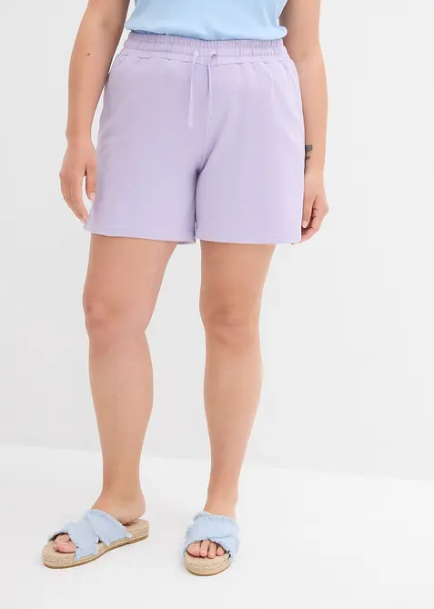 Shorts in felpa di puro cotone, bonprix