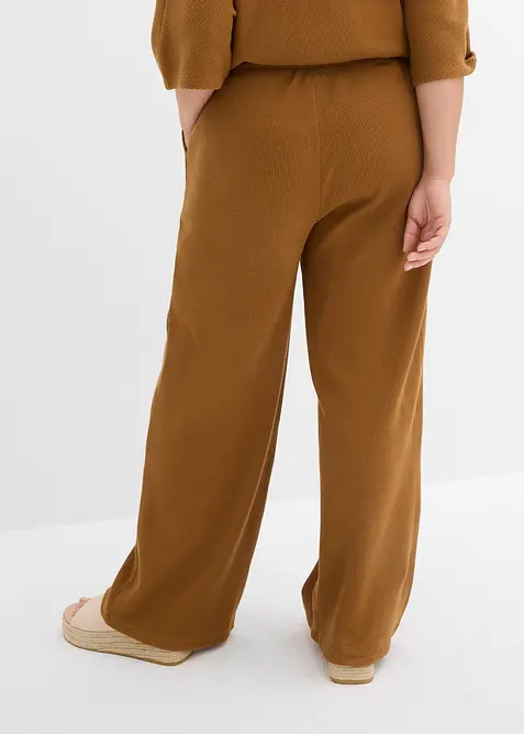 Pantaloni operati in puro cotone, bonprix