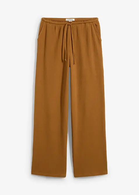 Pantaloni operati in puro cotone, bonprix