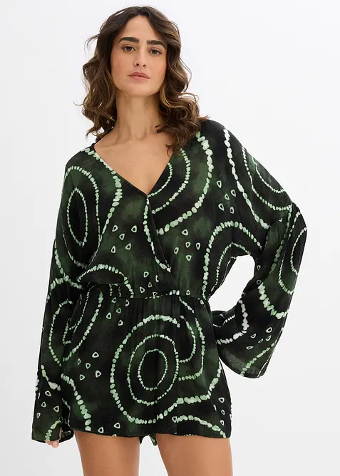 Tuta elegante corta in viscosa fluente, bonprix