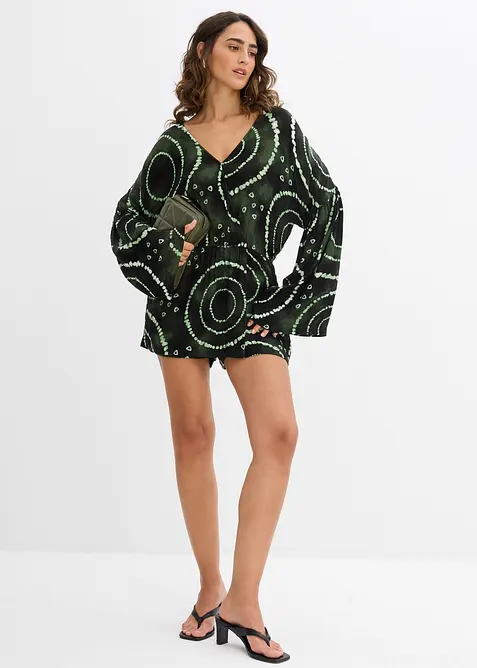 Tuta elegante corta in viscosa fluente, bonprix