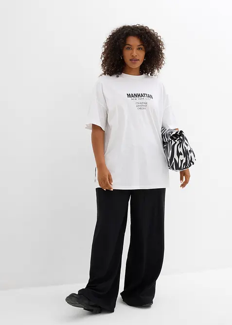 Maxi maglia in puro cotone biologico, bonprix