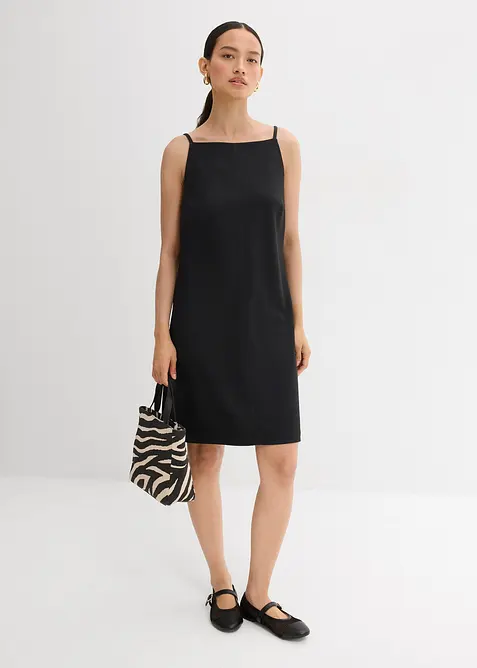 Miniabito in tessuto fluente effetto neoprene, bonprix