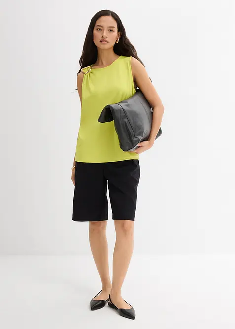 Top in crêpe strutturato, bonprix