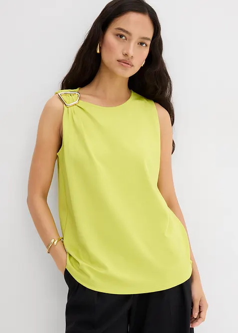 Top in crêpe strutturato, bonprix