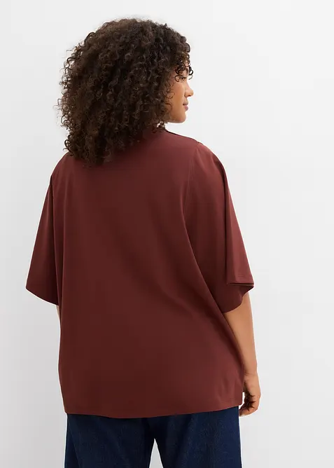 Maglia oversize in puro cotone biologico con maniche ampie, bonprix