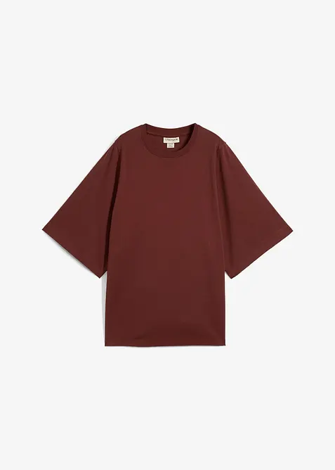 Maglia oversize in puro cotone biologico con maniche ampie, bonprix