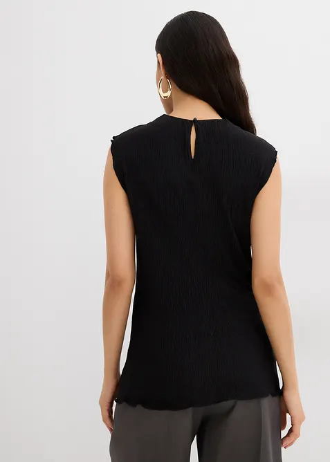 Top in crinkle strutturato, bonprix