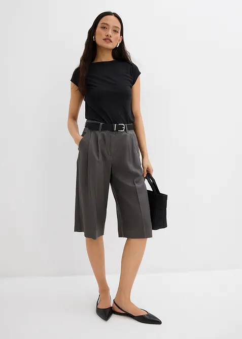 Top a costine in misto modal morbido, bonprix