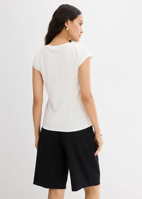 Top a costine in misto modal morbido, bonprix