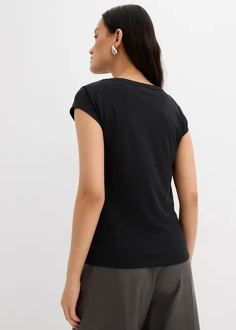 Top a costine in misto modal morbido, bonprix