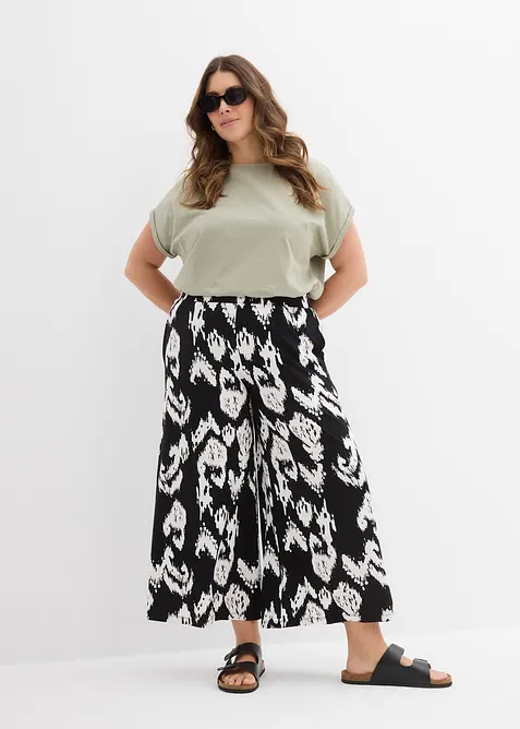 Pantaloni in jersey di misto viscosa, bonprix