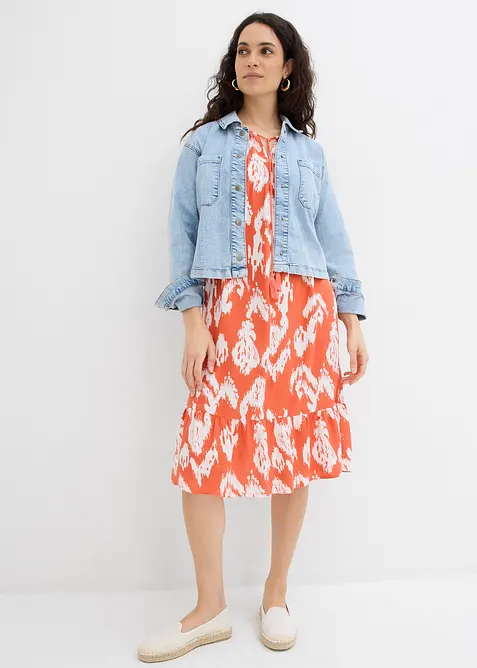 Abito tunica in pura viscosa, bonprix