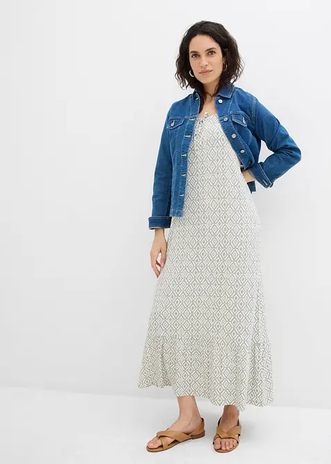 Abito in jersey di misto viscosa, bonprix