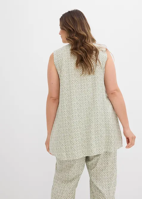 Blusa lunga in morbida viscosa, bonprix