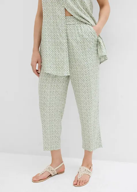 Pantaloni alla turca in viscosa, bonprix