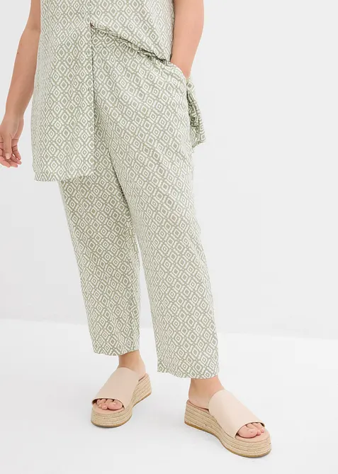 Pantaloni alla turca in viscosa, bonprix