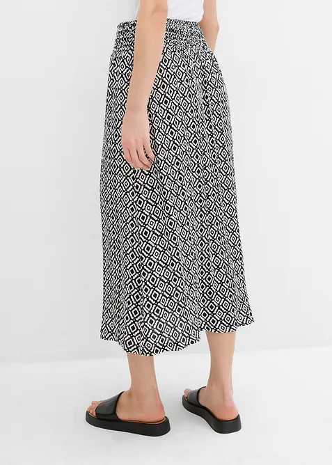 Gonna lunga in viscosa crinkle, bonprix