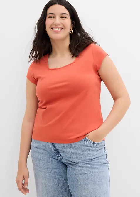 T-shirt con puro cotone biologico, bonprix