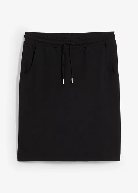 Gonna in felpa con tasche, bonprix