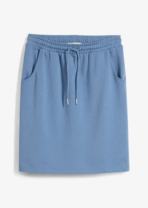 Gonna in felpa con tasche, bonprix