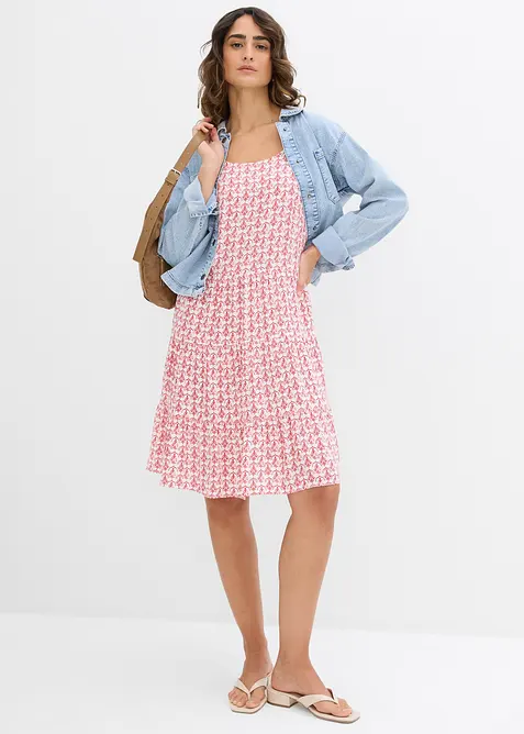 Abito in viscosa fluente con spalline sottili, bonprix