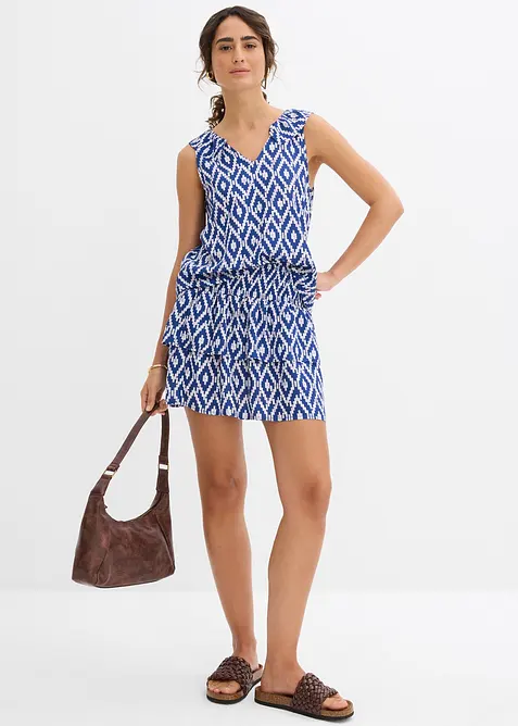 Minigonna in viscosa fluente, bonprix