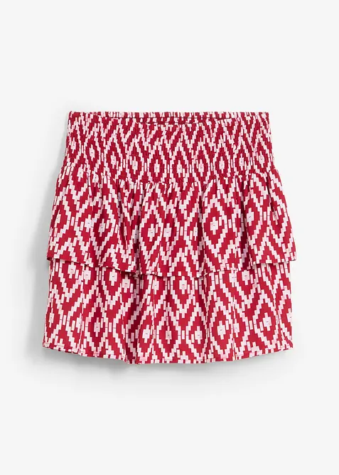 Minigonna in viscosa fluente, bonprix