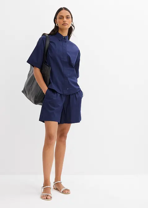 Shorts con elastico in vita in puro cotone, bonprix