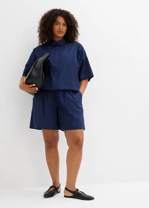 Shorts con elastico in vita in puro cotone, bonprix