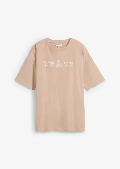 Maglia lunga in puro cotone biologico, bonprix