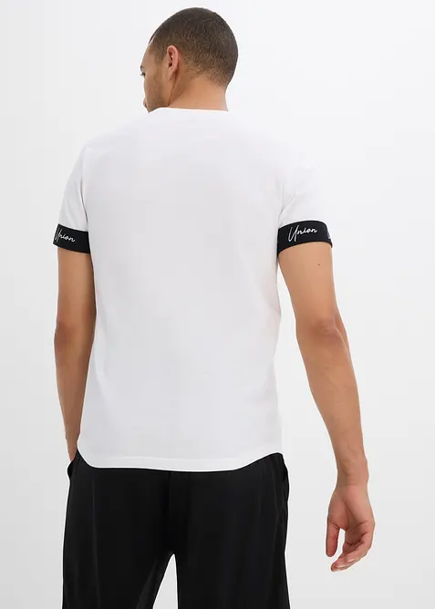 T-shirt in puro cotone biologico, slim fit, bonprix