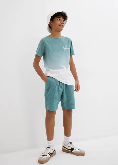 T-shirt in puro cotone, bonprix