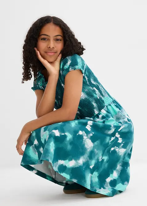 Abito in jersey di cotone biologico elasticizzato, bonprix