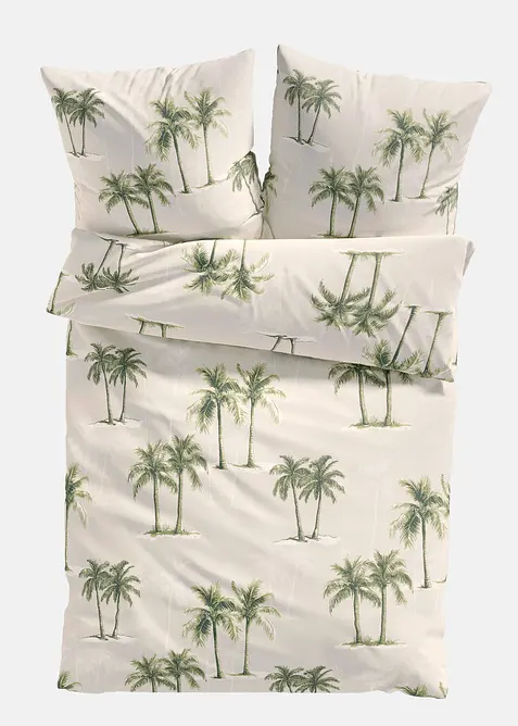Biancheria da letto con palme, bonprix